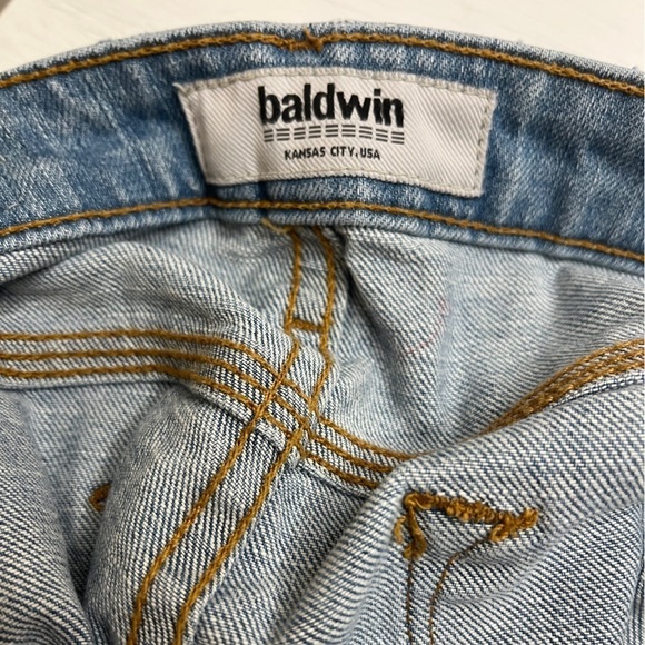 Baldwin The Rivington Mid Rise Peg Leg Crop Jean 29 - Picture 11 of 11